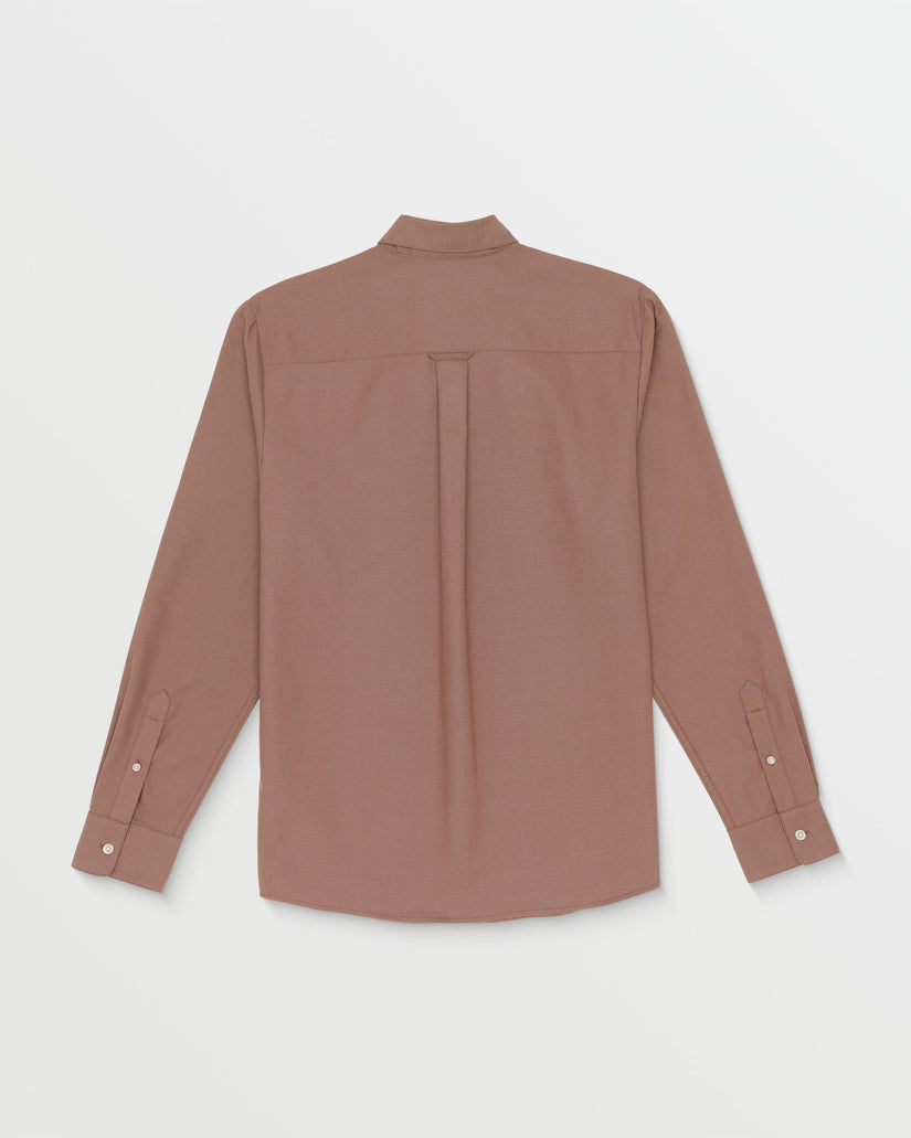 Volcom Veeco Oxford LS Shirt NUT L