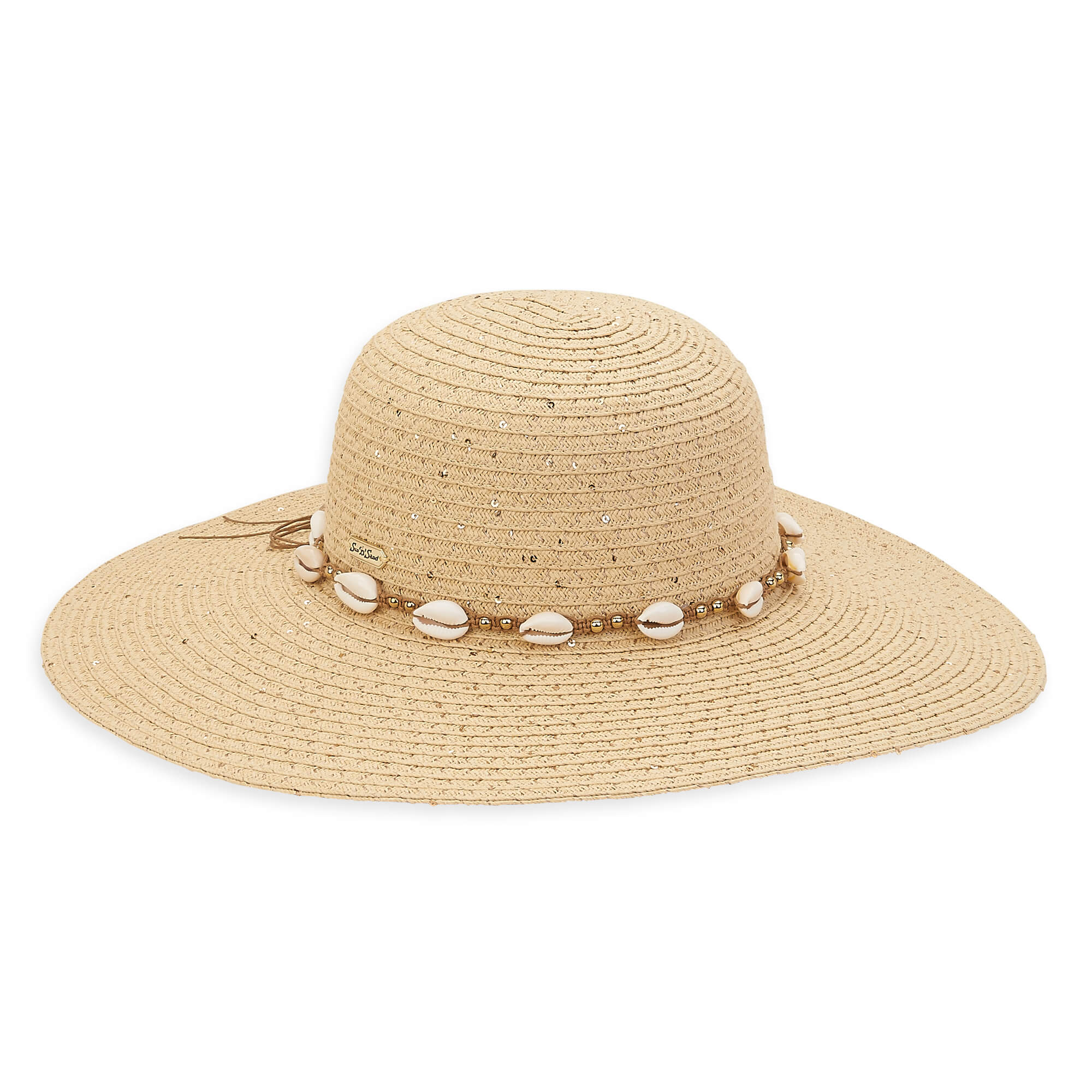 Sun N Sand Paperbraid Floppy Brim Natural 4.5"