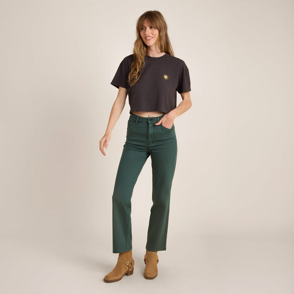 Roark Seek Cropped Boxy Premium Tee FDL-Faded Black L