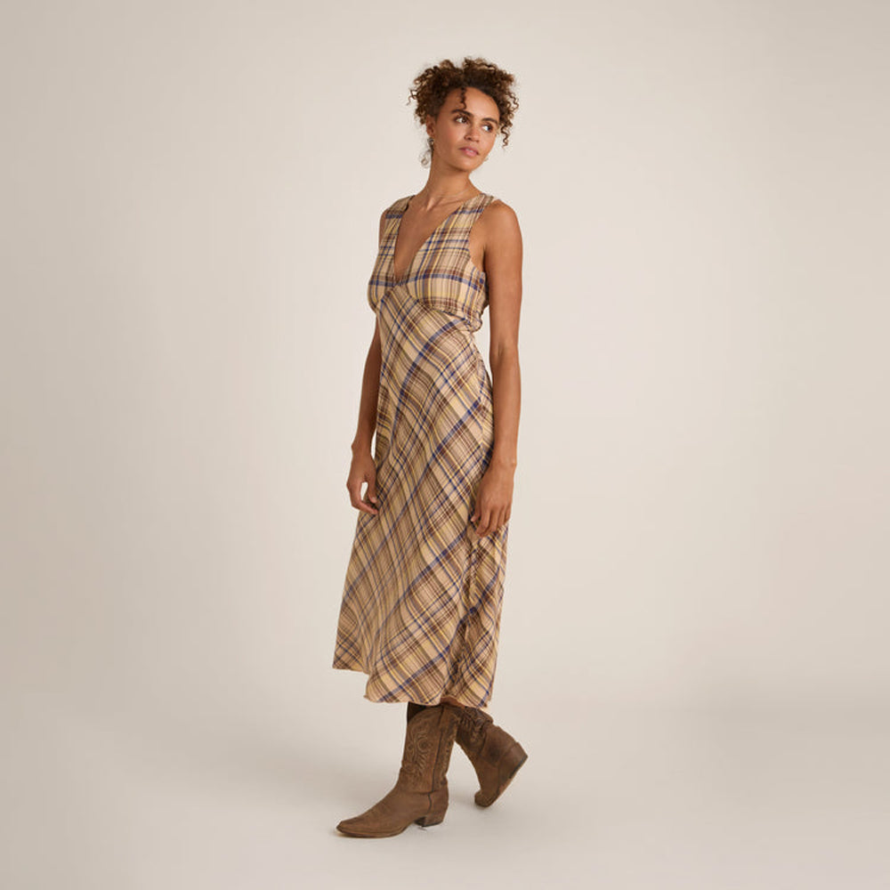 Roark Moonlight Midi Dress TUS-Tundra Sun L