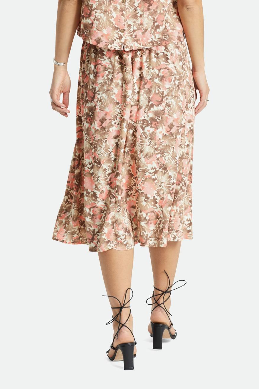 Brixton Capri Midi Skirt Pink Nectar XS