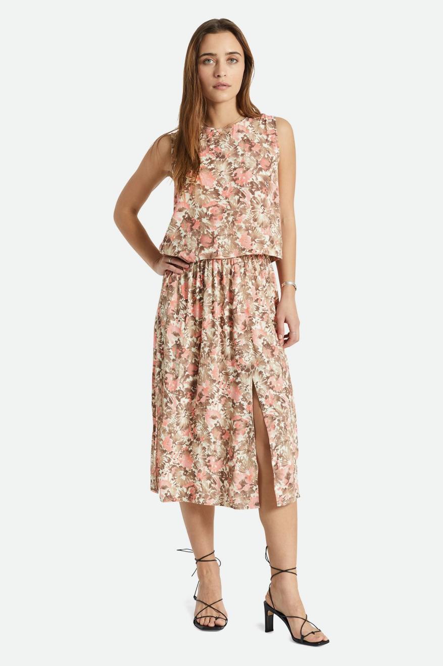 Brixton Capri Midi Skirt Pink Nectar XS