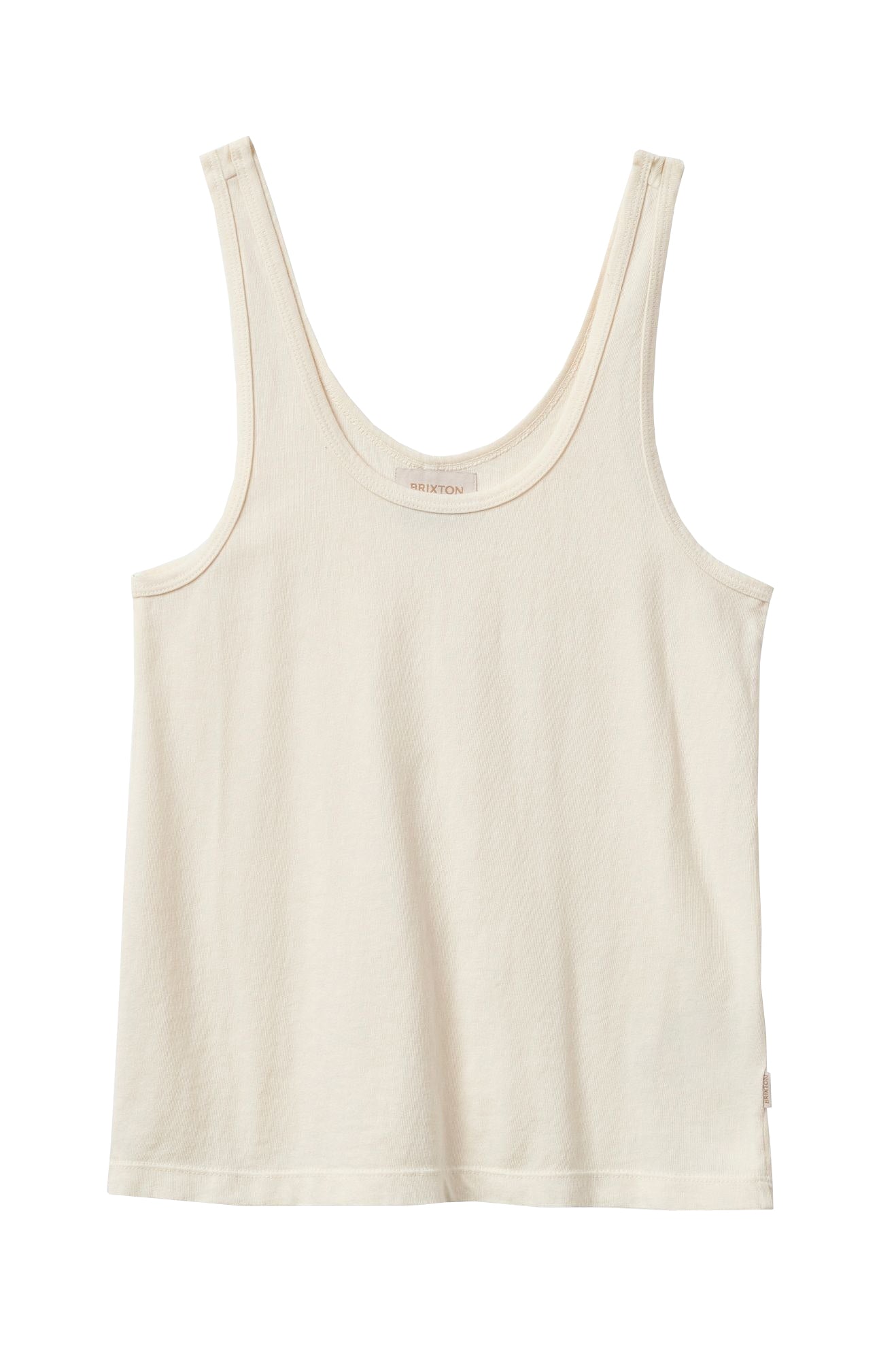 Brixton Carefree Organic GD Scoop Tank White Smoke XS