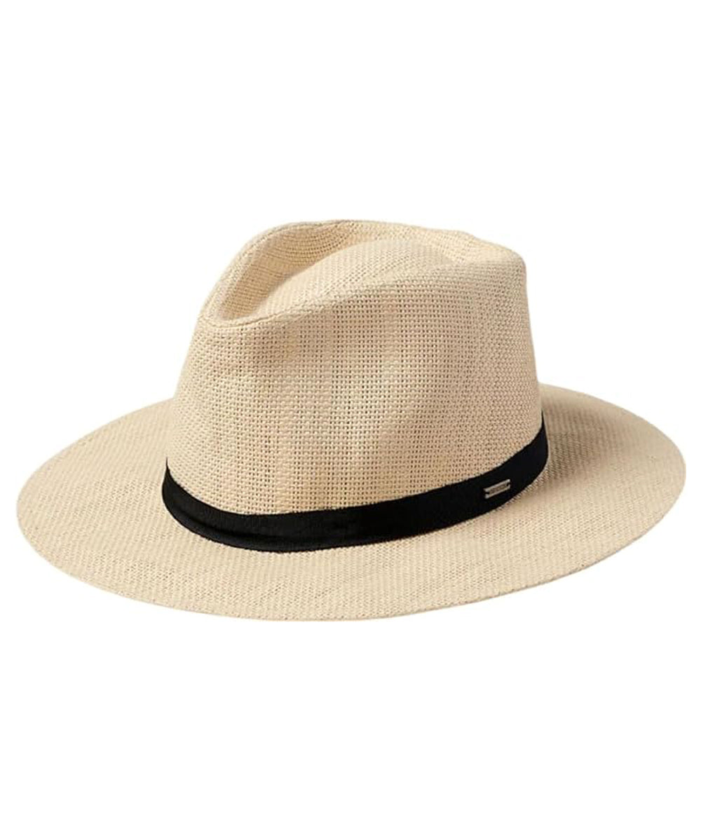 Brixton Carolina Straw Packable Hat Natural XS