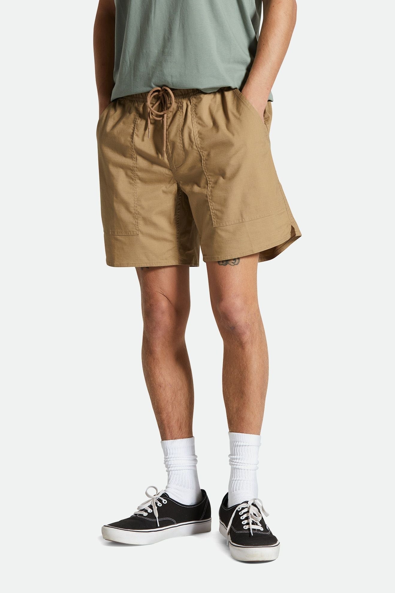 Brixton Everyday Coolmax Short Khaki M