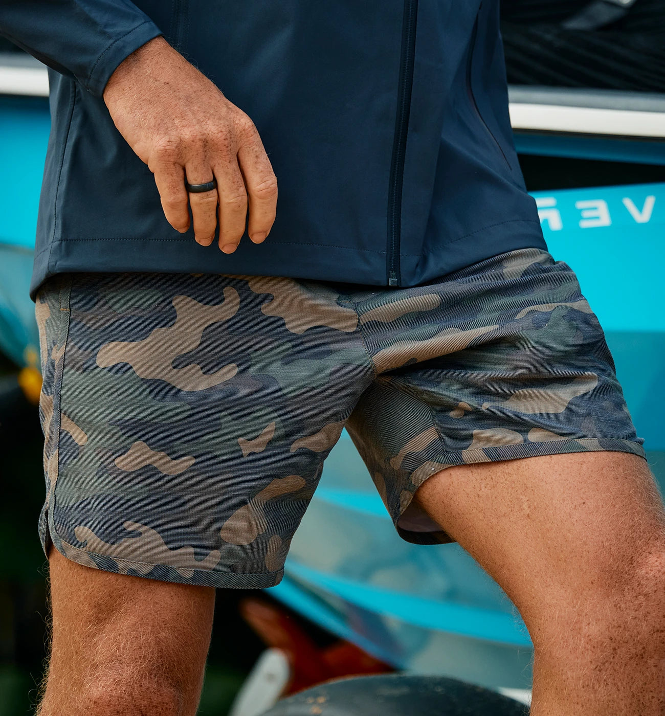 Free Fly Reverb Short Woodland XXL