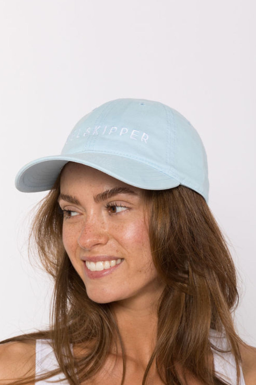Reel Skipper Dad Hat Baby Blue OS