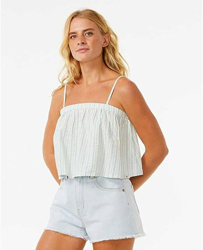 Rip Curl Hilo Top Blue/White L