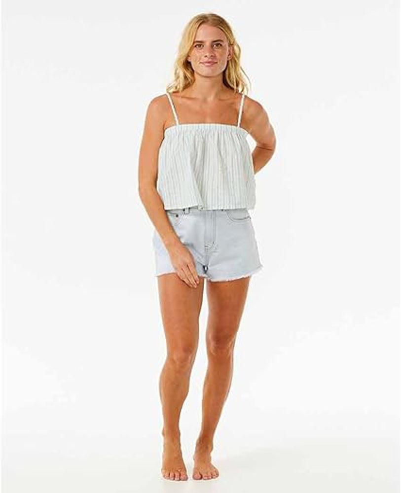 Rip Curl Hilo Top Blue/White XS