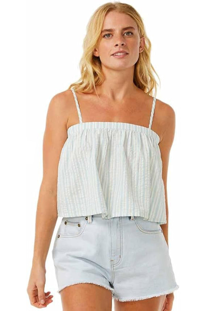 Rip Curl Hilo Top Blue/White L