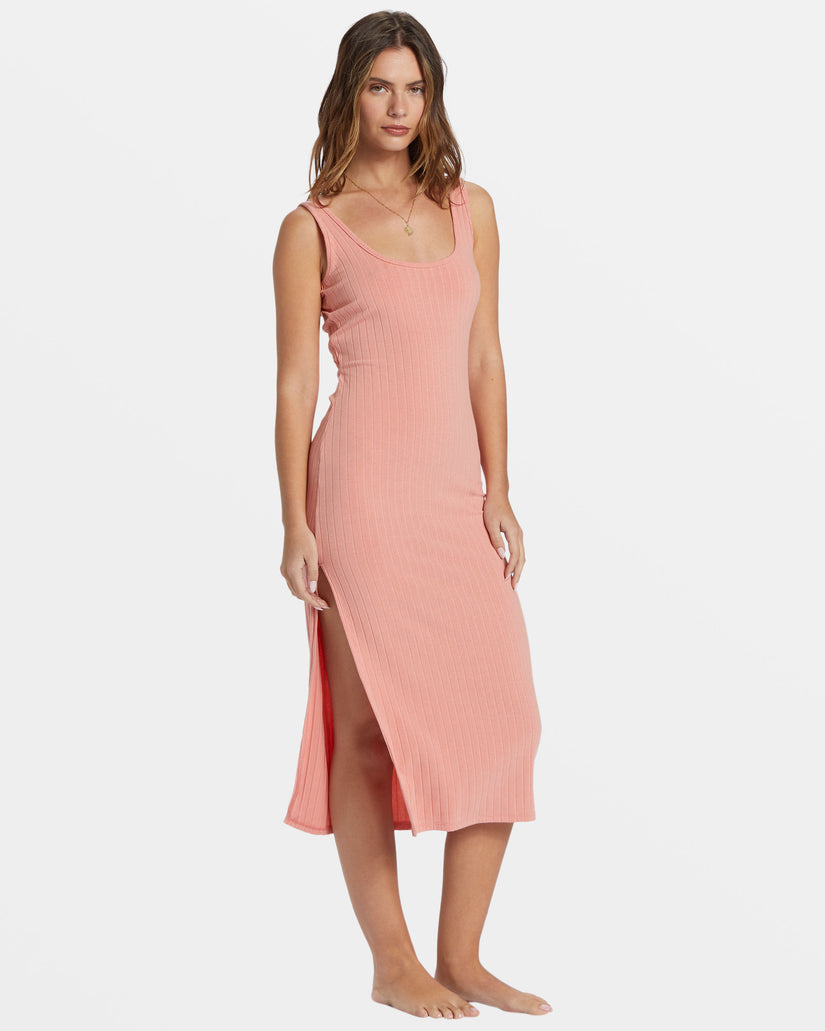 Billabong Take a Look Midi Dress POU M