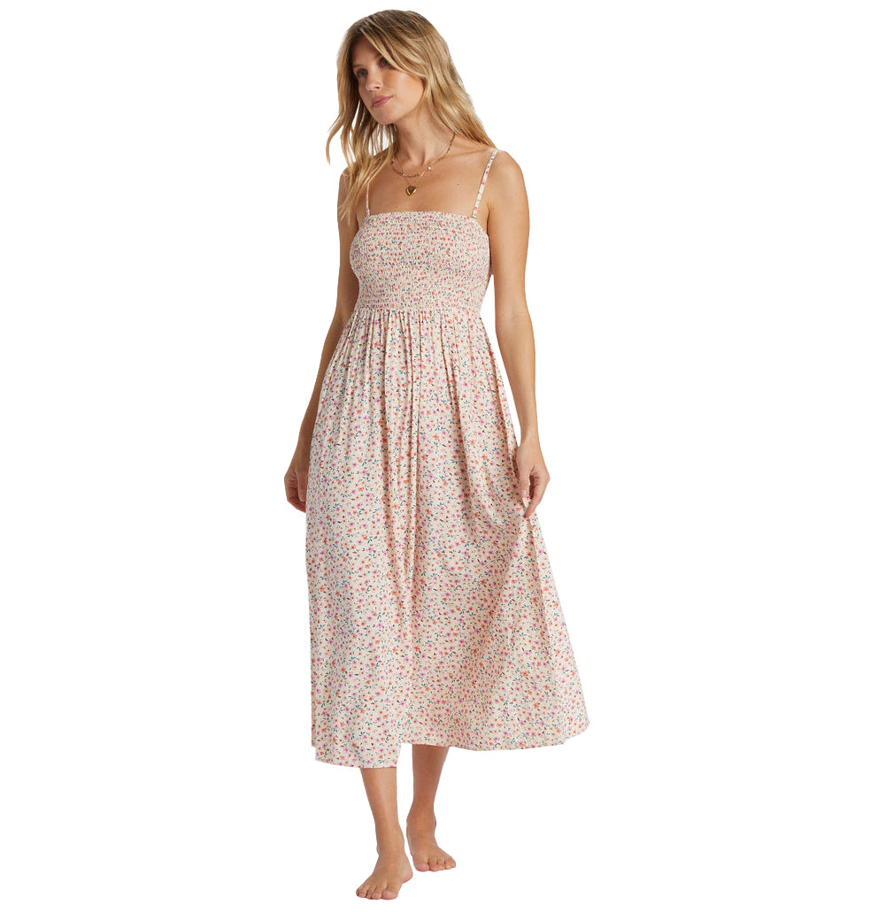 Billabong Off The Coast Midi Dress WCP M