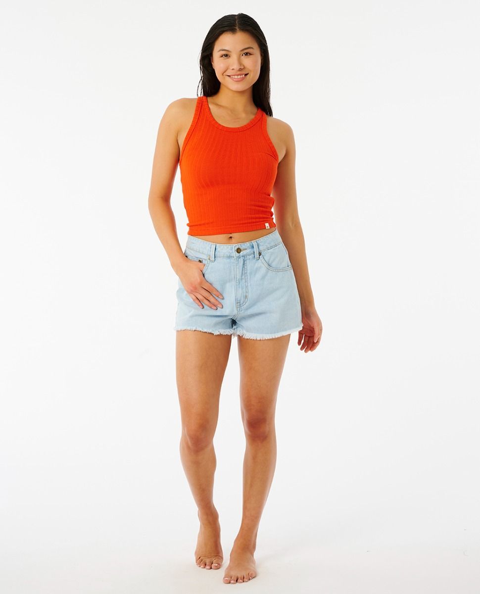 Rip Curl Premium Rib Tank Orange L
