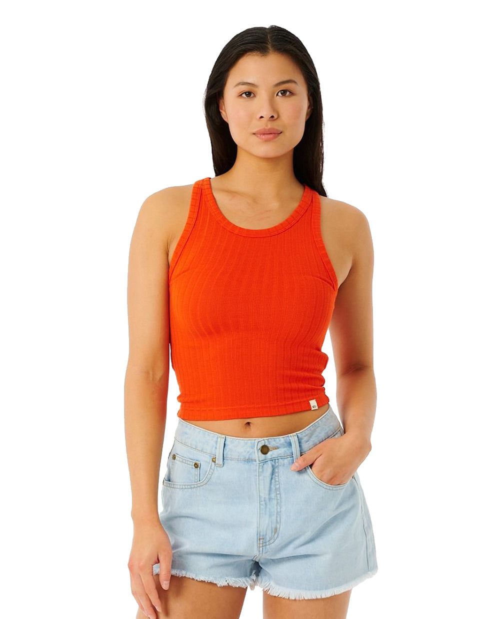 Rip Curl Premium Rib Tank Orange L