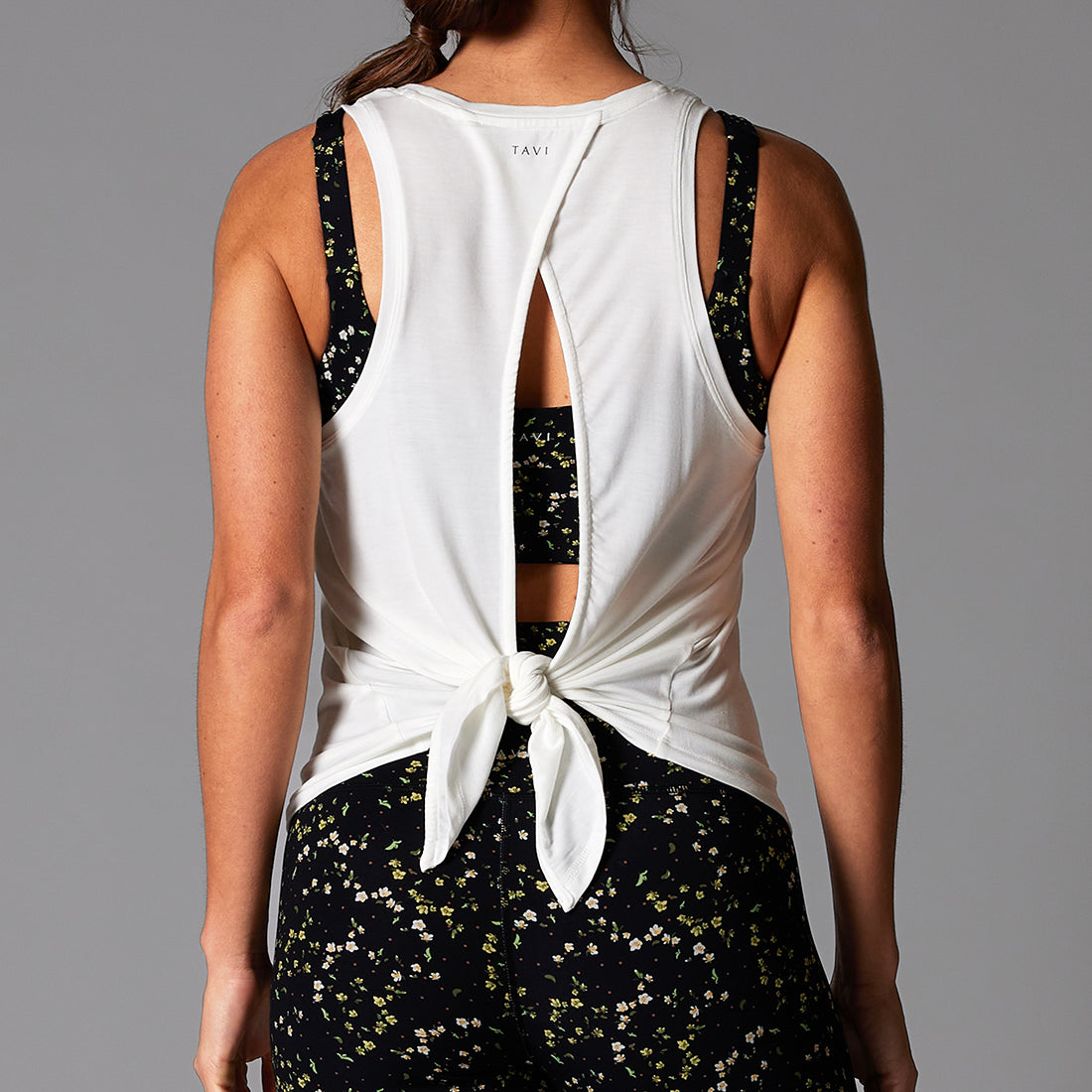 Tavi Tie Back Tank Coconut M
