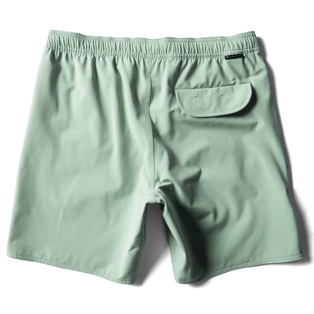 Vissla Solid Sets 17.5" Ecolastic Shorts LSG-LIGHT SAGE S