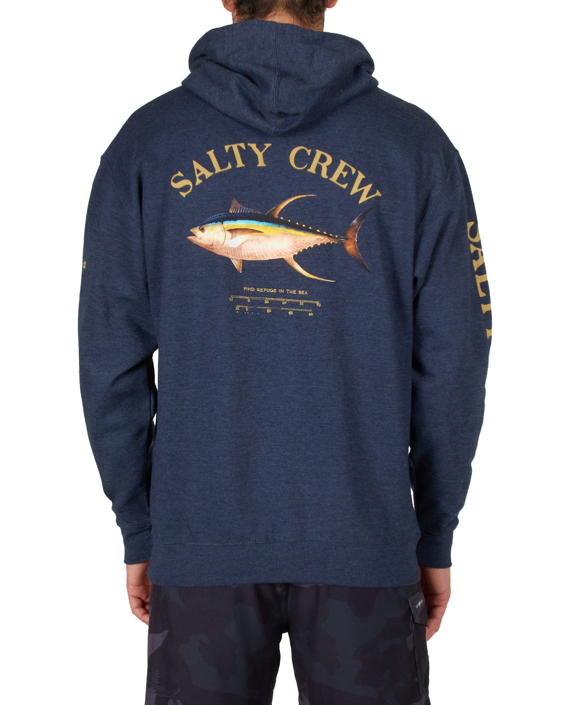 Salty Crew Ahi Mount Hood Fleece NavyHeather XXL