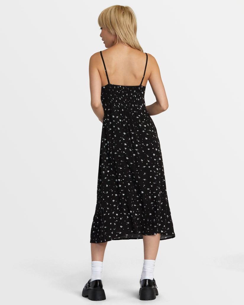 RVCA Cafe Midi Dress BML L