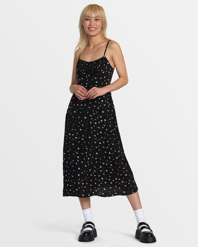 RVCA Cafe Midi Dress BML L