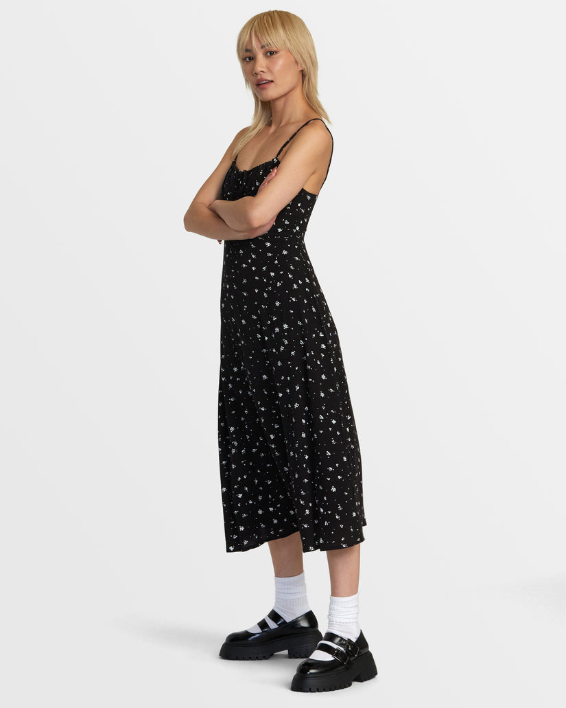 RVCA Cafe Midi Dress BML L