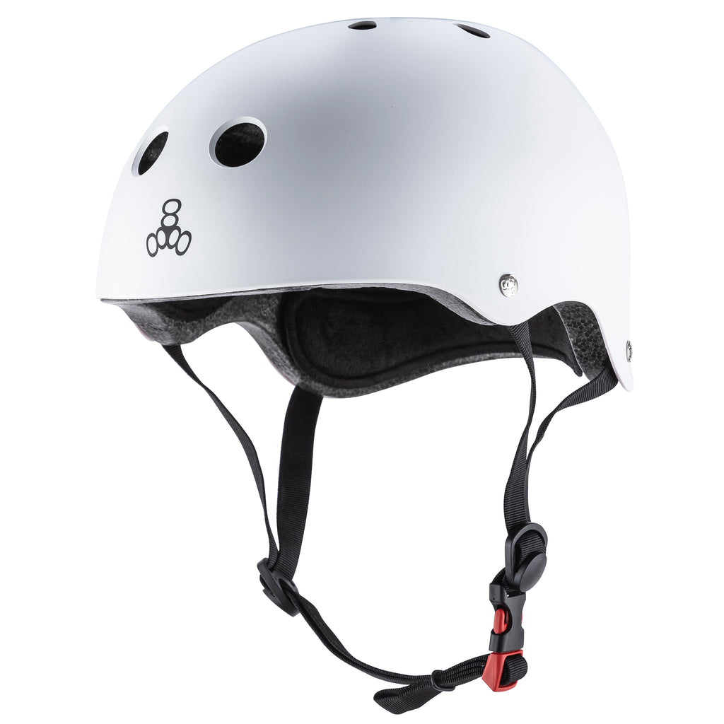 Triple 8 Dual Certified Helmet V2 White Matte XS/S
