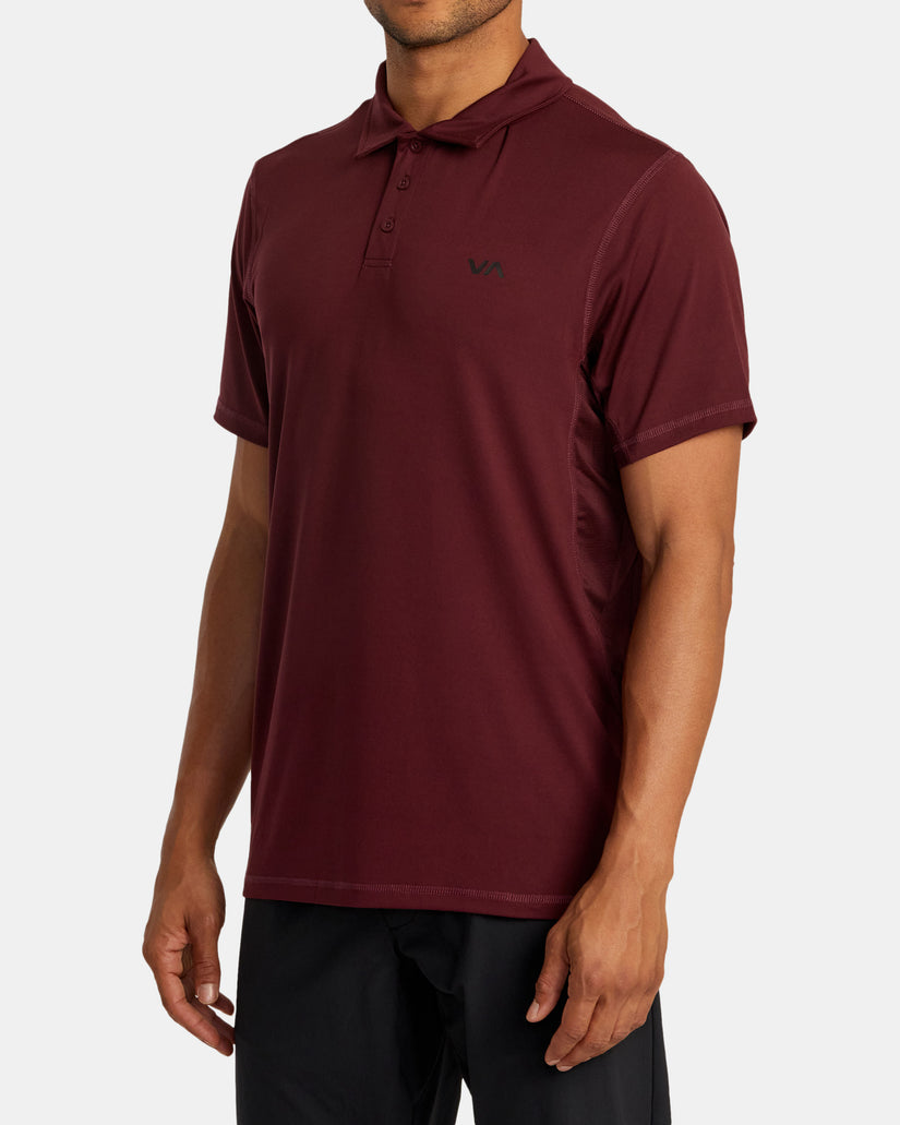 RVCA Sport Vent Polo Shirt PLM S