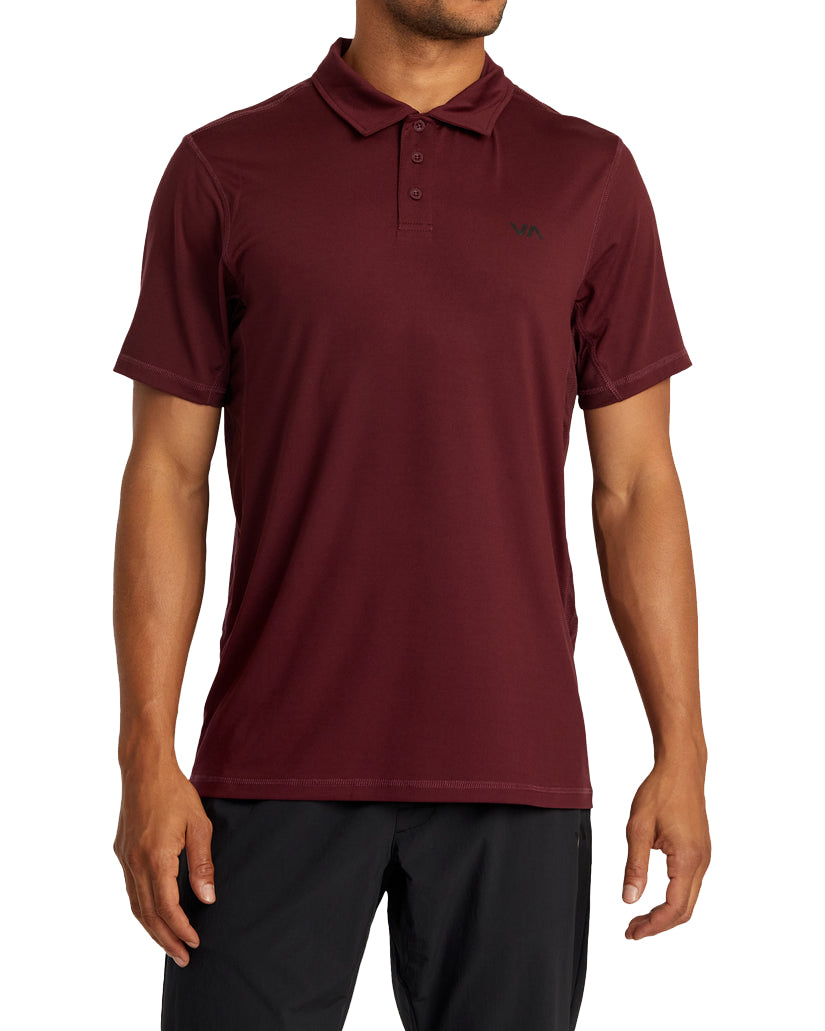 RVCA Sport Vent Polo Shirt PLM L
