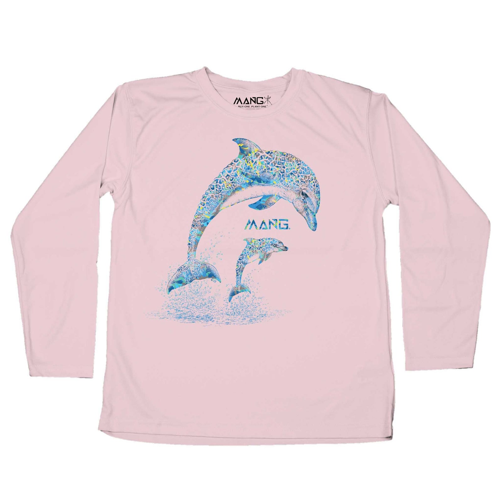 MANG Dolphin Youth LS Lycra Pink 2