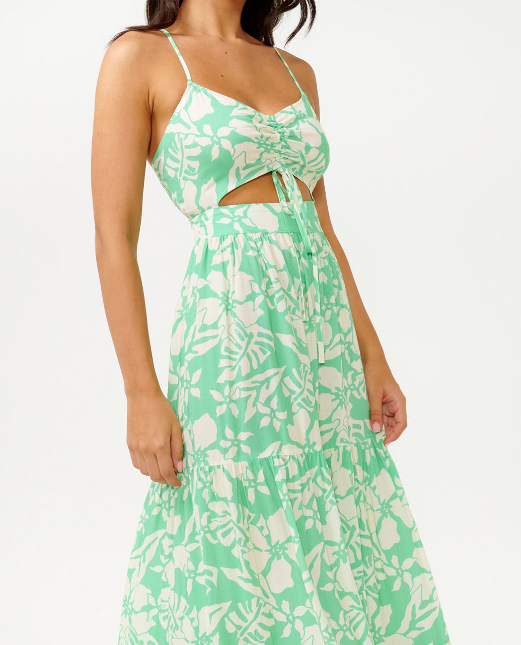 Rip Curl Sun To Sea Maxi Dress 0060-Green M