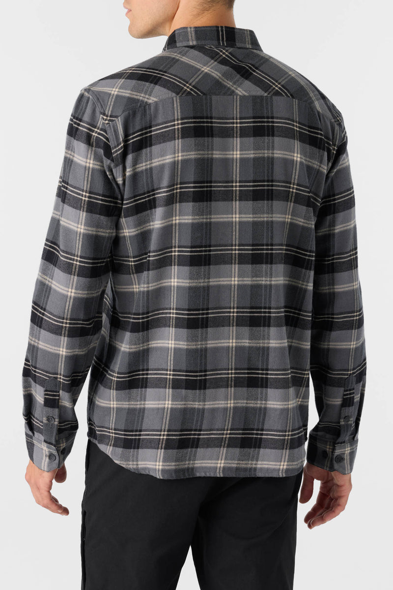 O'Neill Redmond Standard Fit LS Woven GRA M