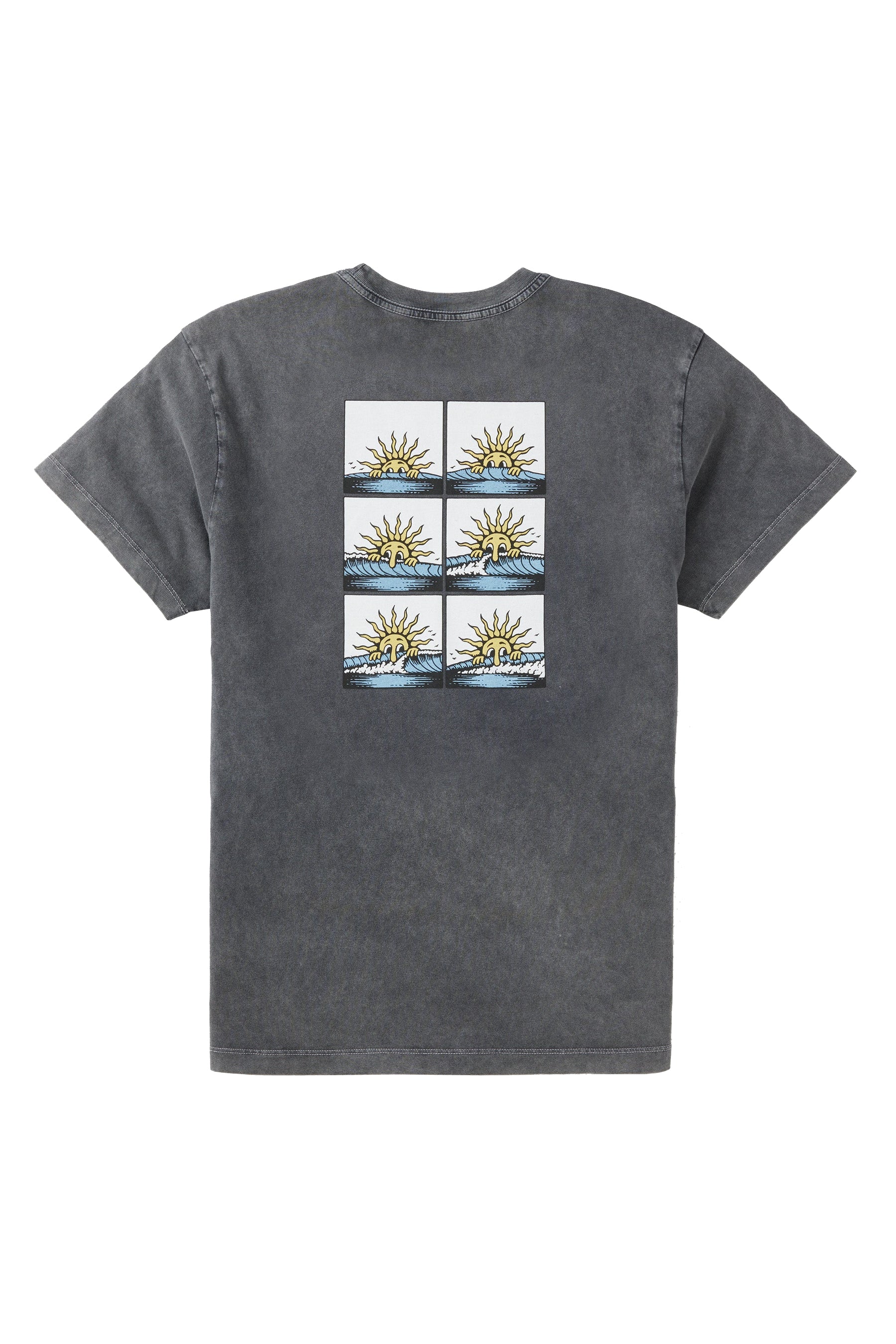 IWS BY KATIN ARUBA TEE BLACK SAND WASH-BKSW M