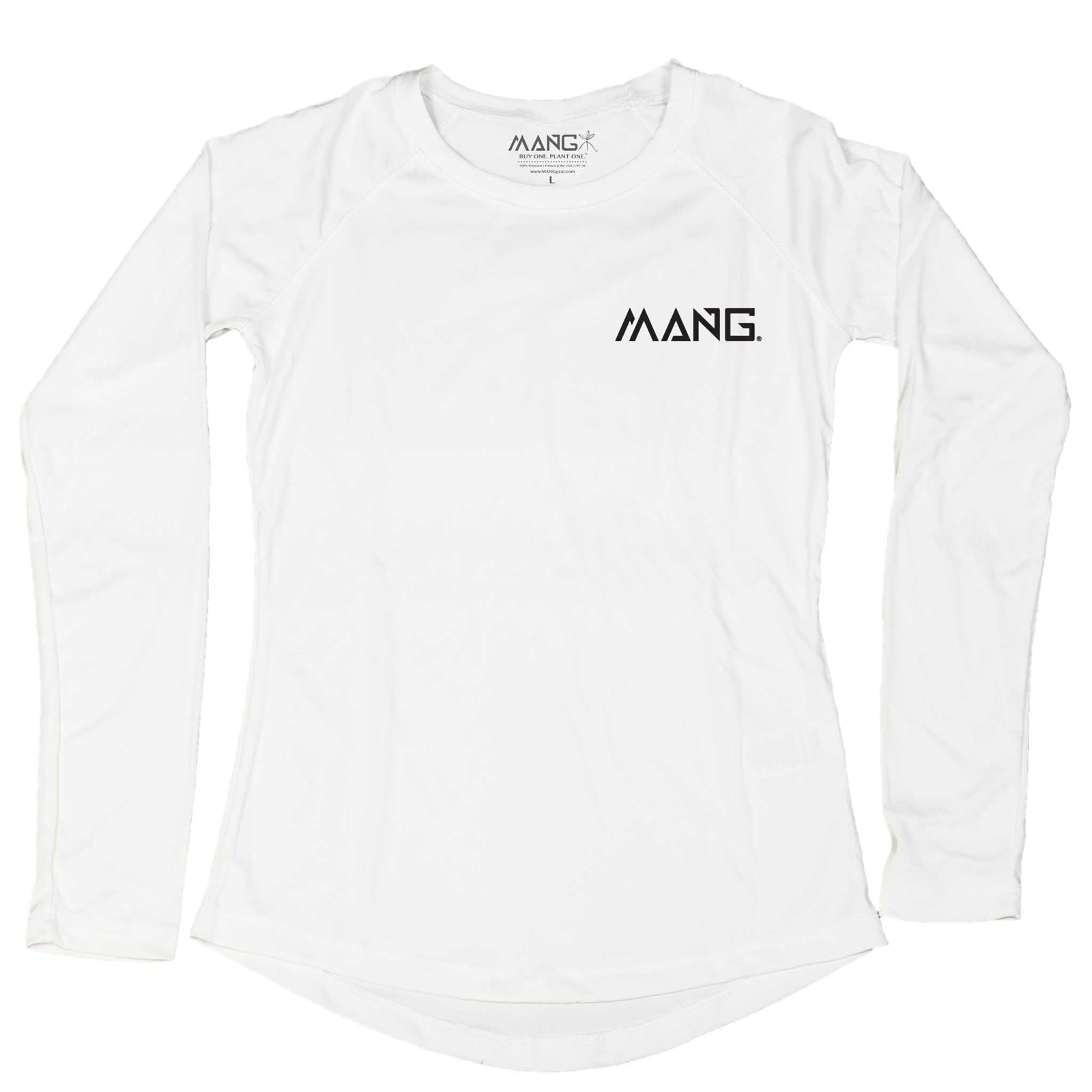 Mang Key Deer Deerfield LS Lycra White XL