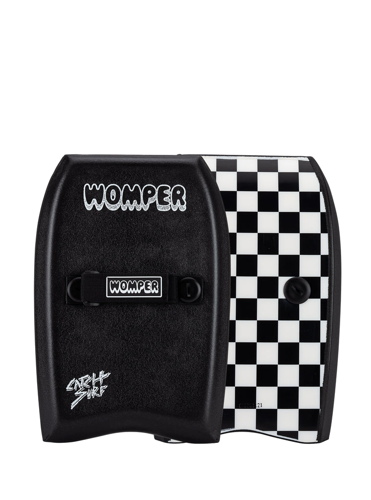 The Womper Body Surf Board Black22 16in w/ Strap