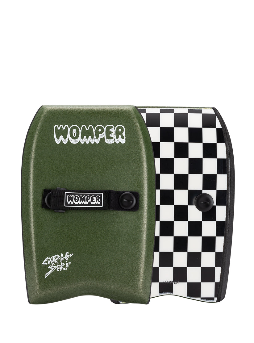 The Womper Body Surf Board MilitaryGreen24 16in w/ Strap