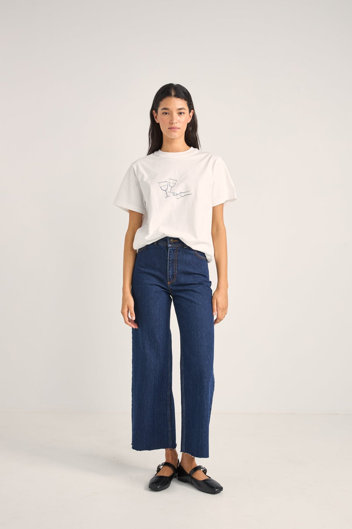 Rhythm Vino Boyfriend Tee WHT-White M