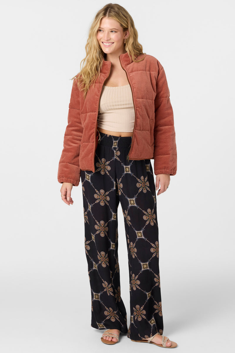 O'Neill Jonie Grid Tile Beach Pants BLK XL