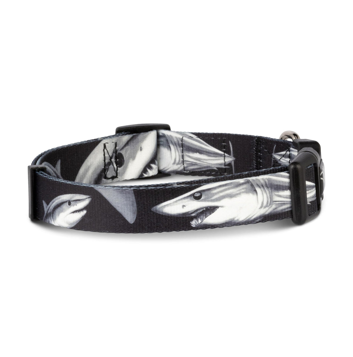 Salty Paws Surfing Dog Collar | Designs for Beach Dogs, Floral, Fishing, Surfing, Hawaiian, MakoShark L