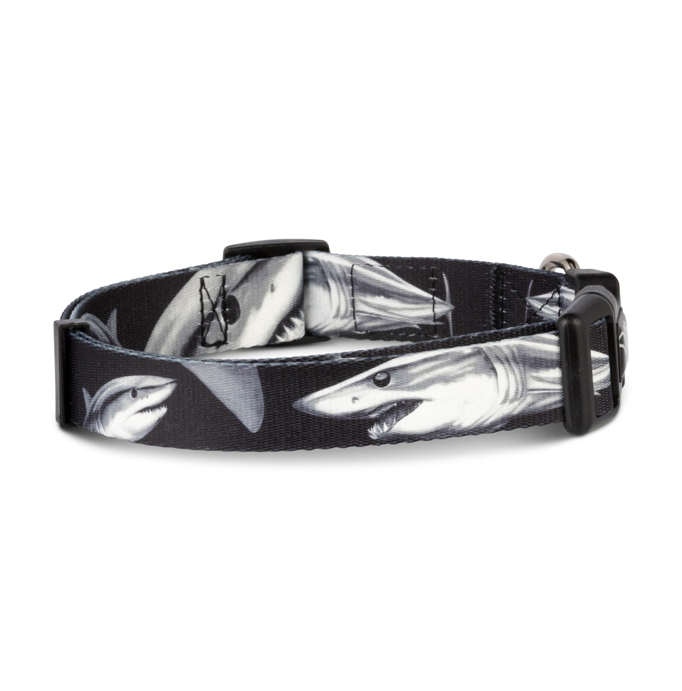 Salty Paws Surfing Dog Collar | Designs for Beach Dogs, Floral, Fishing, Surfing, Hawaiian, MakoShark L
