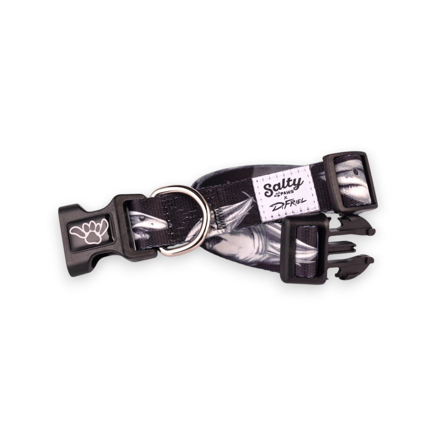 Salty Paws Surfing Dog Collar | Designs for Beach Dogs, Floral, Fishing, Surfing, Hawaiian, MakoShark S