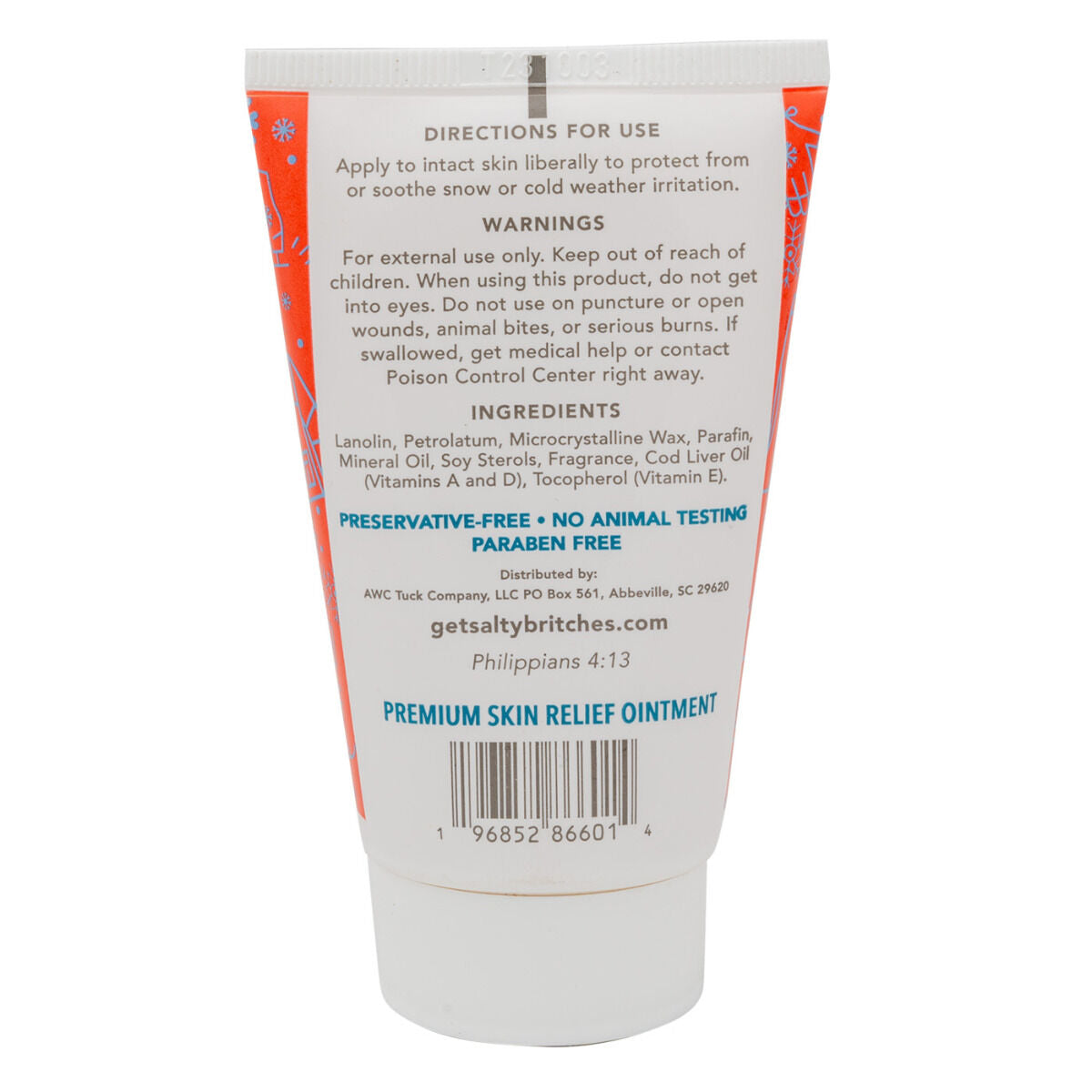 Salty Britches Winter Skin Relief Ointment 2oz