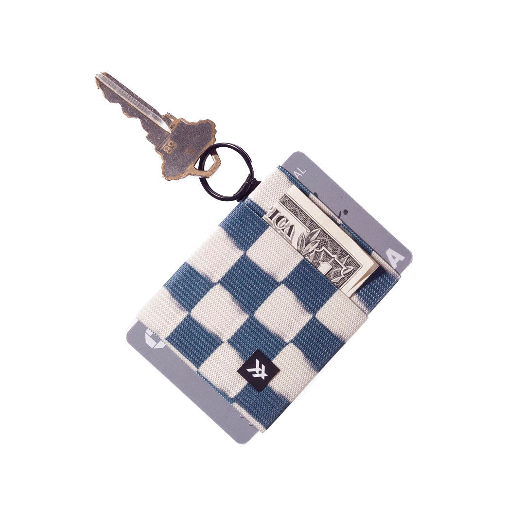 Thread Wallets Elastic Wallet Faded Check OneSize