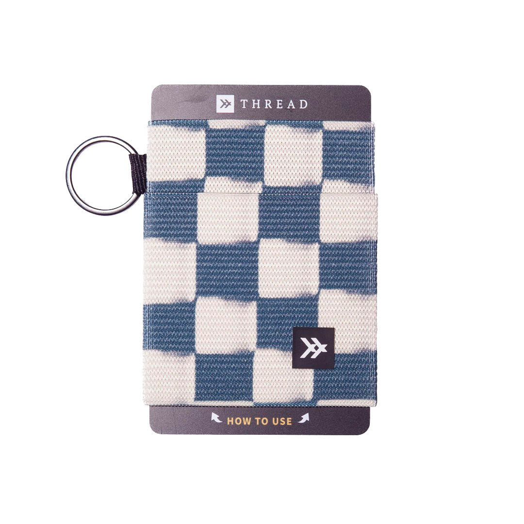 Thread Wallets Elastic Wallet Faded Check OneSize
