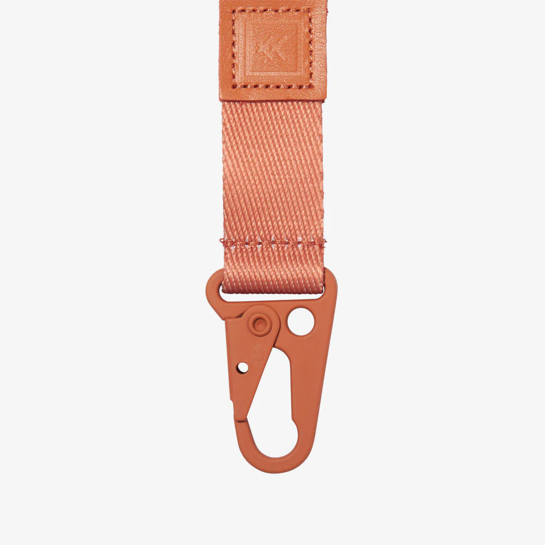 Thread Keychain Clip Terracotta OS