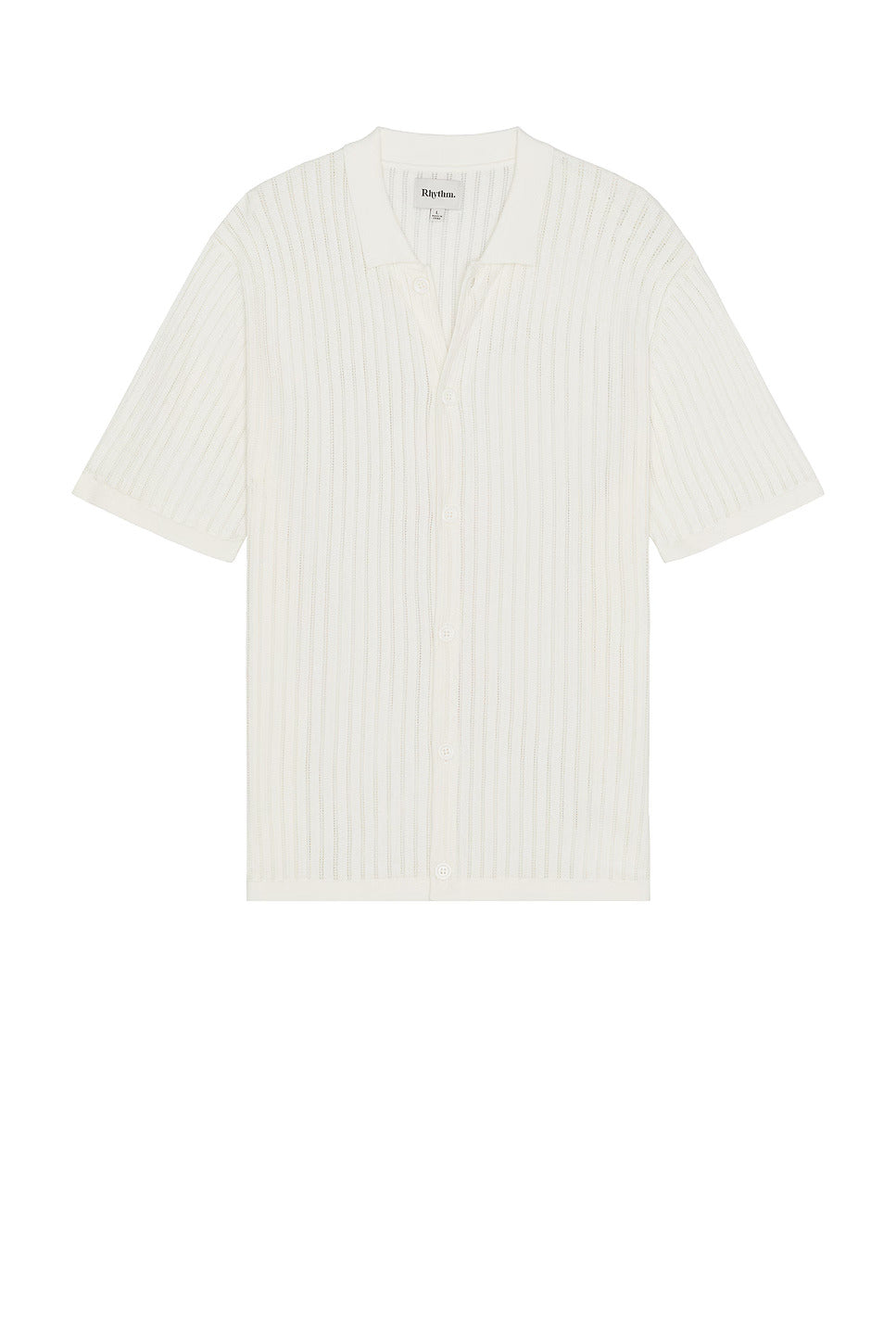Rhythm Knit Button Down Polo NAT-Natural 3L