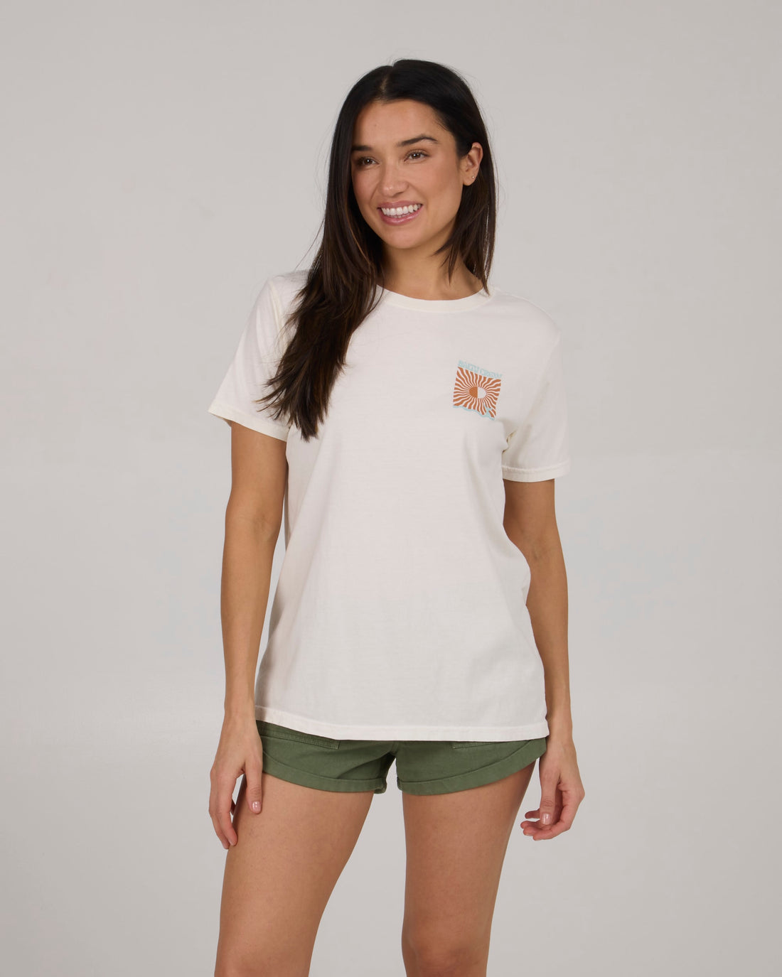 Salty Crew Optic Sea BF Tee OffWhite S