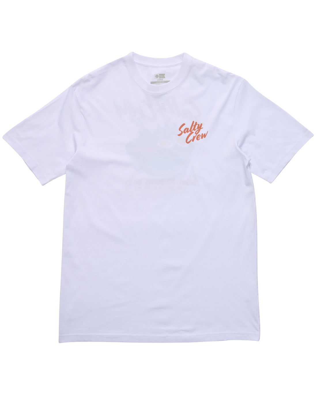 Salty Crew Fish Bowl SS Tee White L