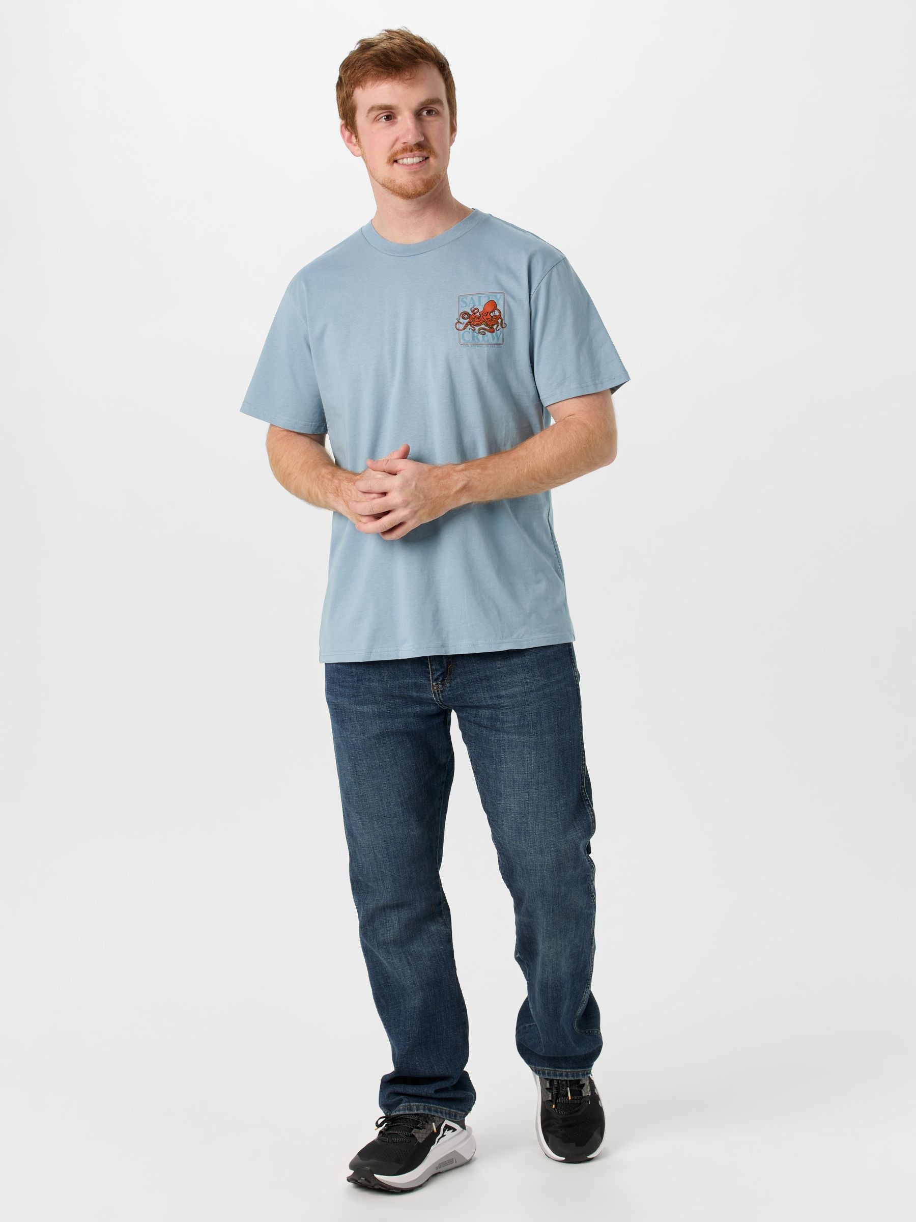 Salty Crew Ink Slinger SS Tee BlueFog XXXL