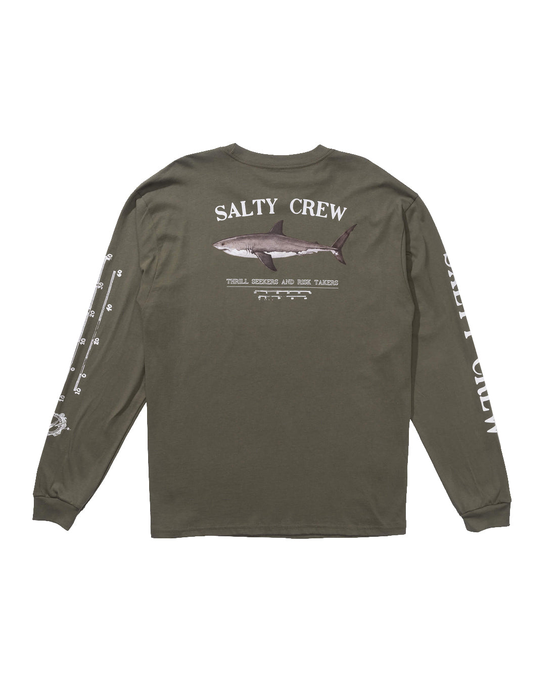 Salty Crew Bruce L/S Tee DustyOlive XXXL