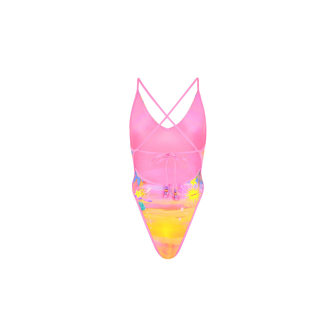 Kulani Kinis Plunge Crossback One Piece SunsetUniverse M