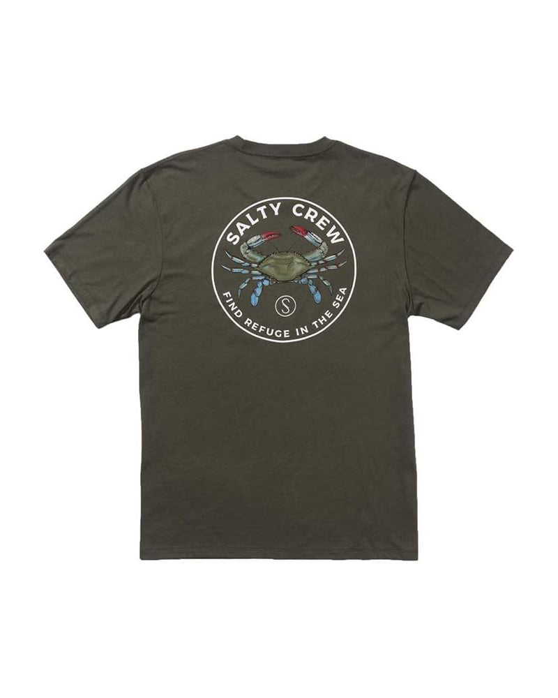 Salty Crew Blue Crabber Premium SS Tee DustyOlive XXXL